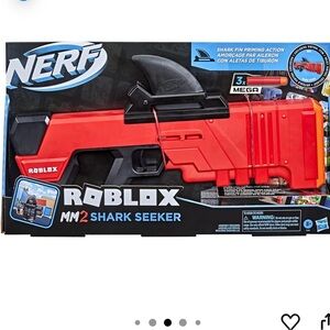 Nerf Roblox MM2: Shark Seeker Dart Blaster 3 Mega Darts Code Unlock Virtual Item